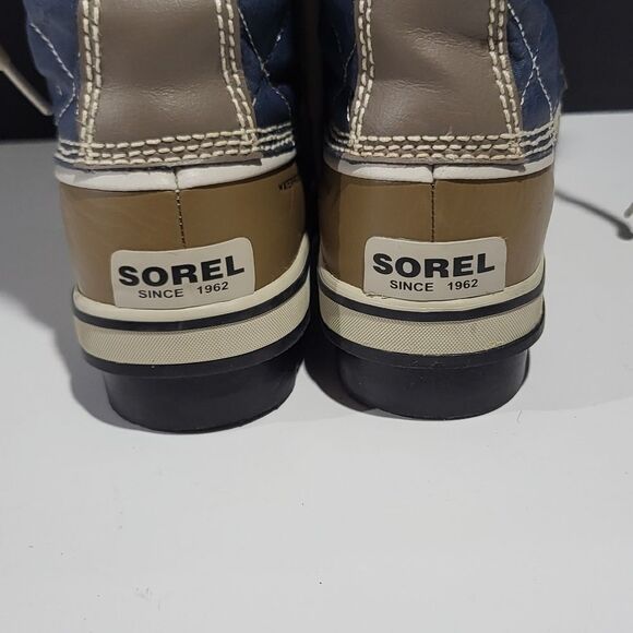 Sorel Women's Quilted Winter Snow Boots With Faux Fur - Picture 8 of 11